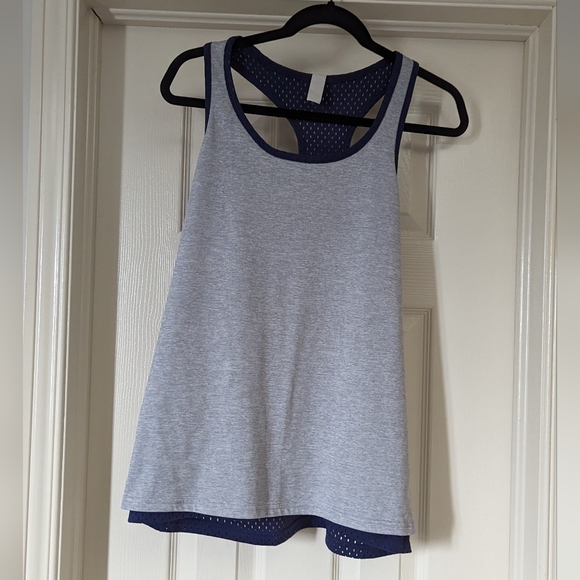 Champion Reversible Mesh Jersey Tank Top (Navy Blue) - Picture 9 of 10